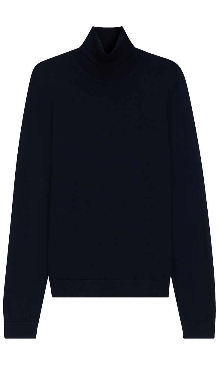 HUGO BOSS: Водолазка из шерсти мериноса