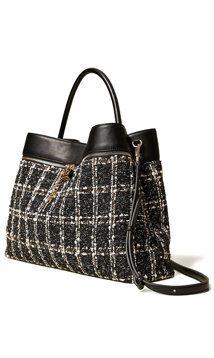 TWINSET: Сумка-тоут из твида