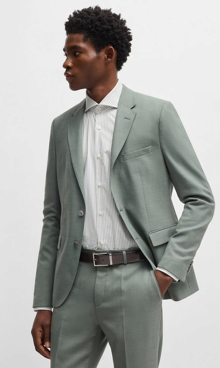 HUGO BOSS: Ремень из кожи