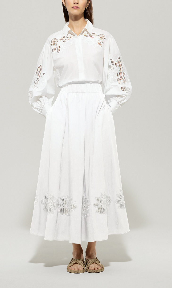 LUISA CERANO: Юбка с вышивкой