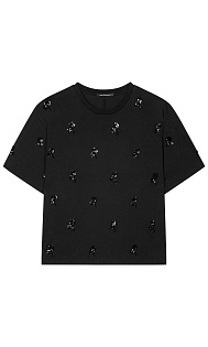 Футболка с пайетками