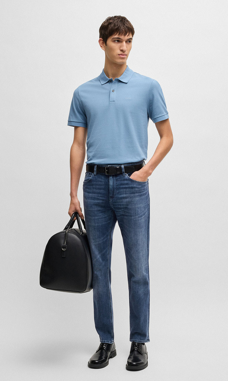 HUGO BOSS: Прямые джинсы