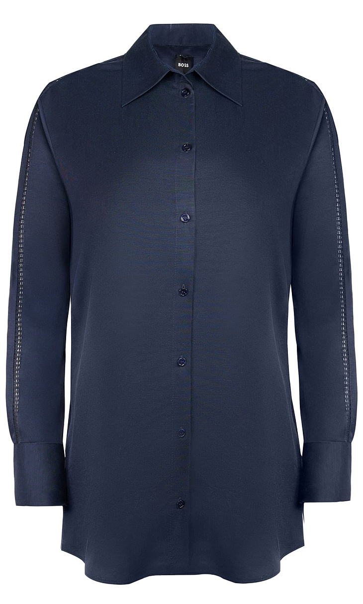 HUGO BOSS: Блуза из вискозы