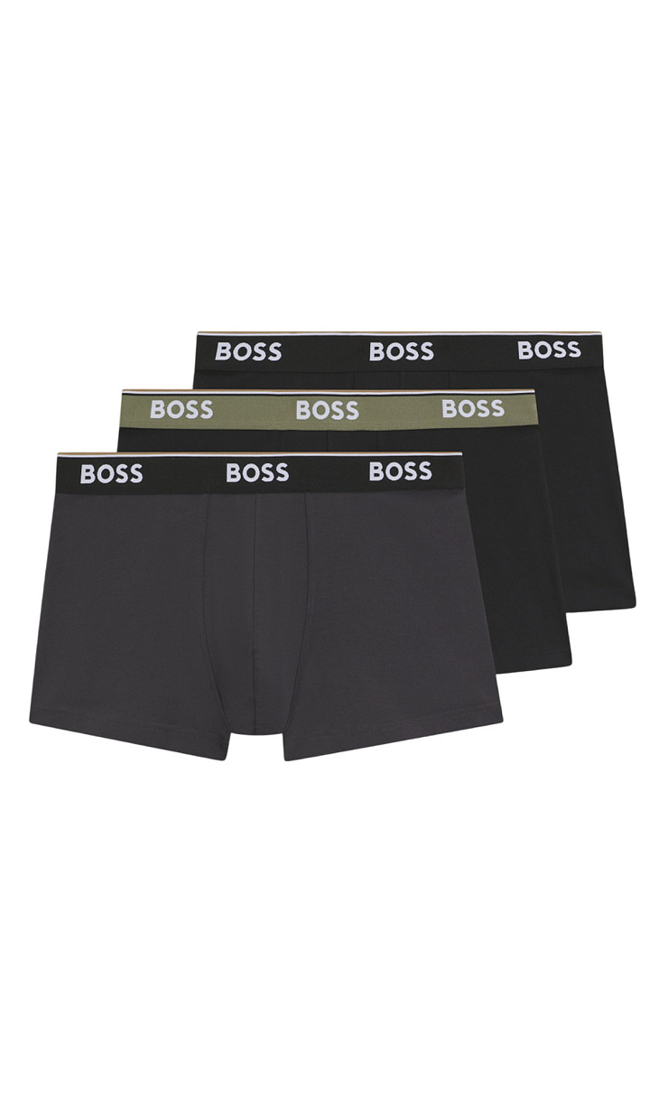 HUGO BOSS: Комплект трусов из хлопка