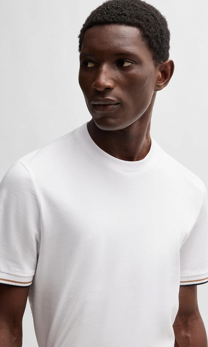 HUGO BOSS: Футболка из хлопка
