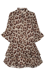 Платье с принтом