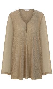 Блуза с металлизированной нитью
