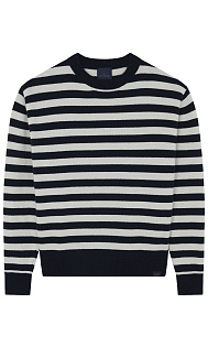 Пуловер в полоску