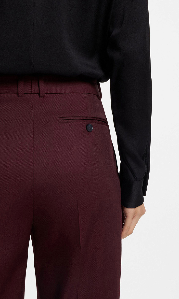 HUGO BOSS: Брюки из шерсти