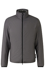 Пуховик с воротником-стойкой