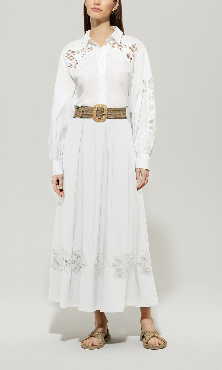 LUISA CERANO: Блуза с вышивкой