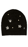 TWINSET: Шапка со стразами и жемчугом