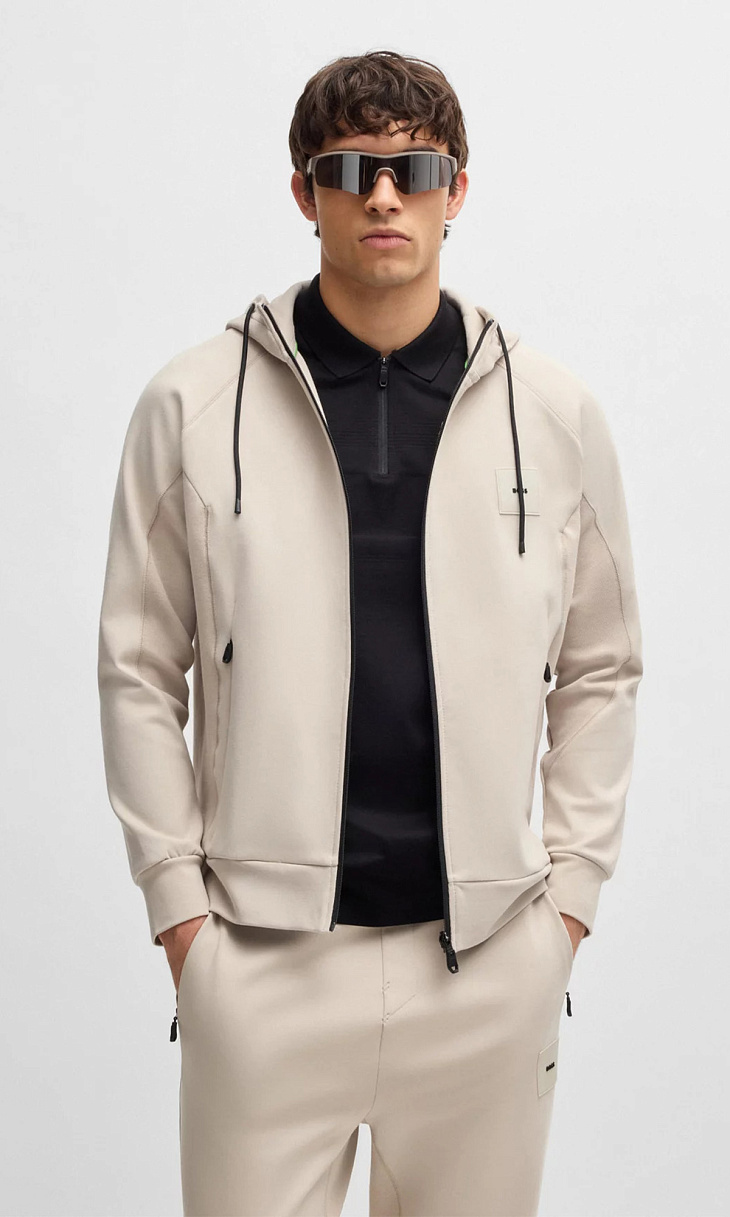 HUGO BOSS: Толстовка на молнии