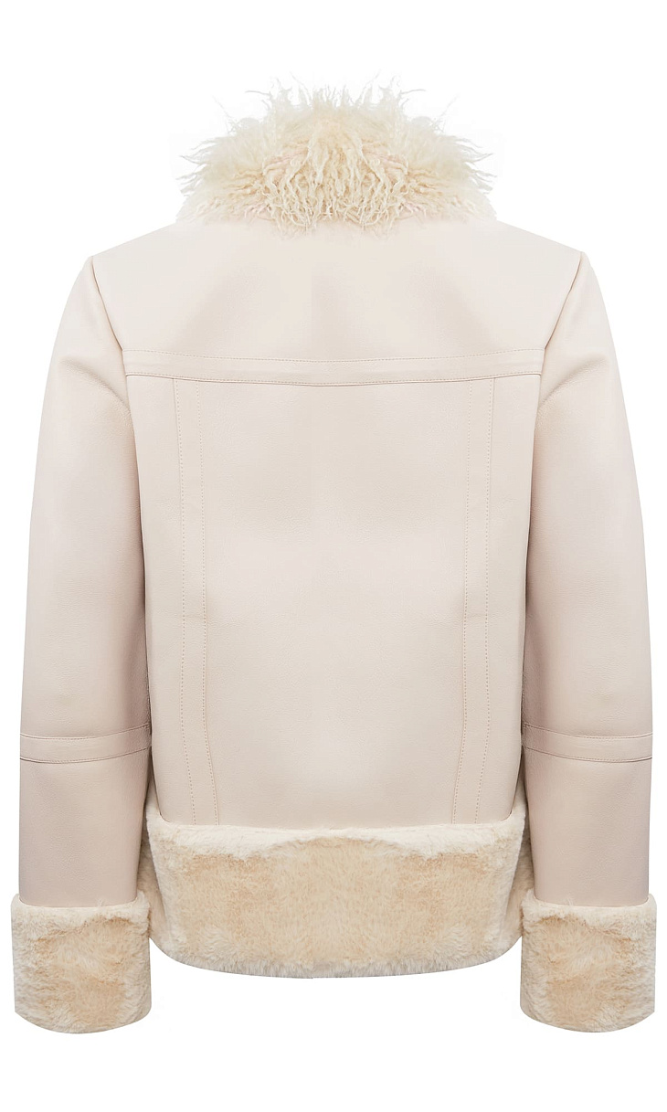 TWINSET: Куртка с искусственным мехом