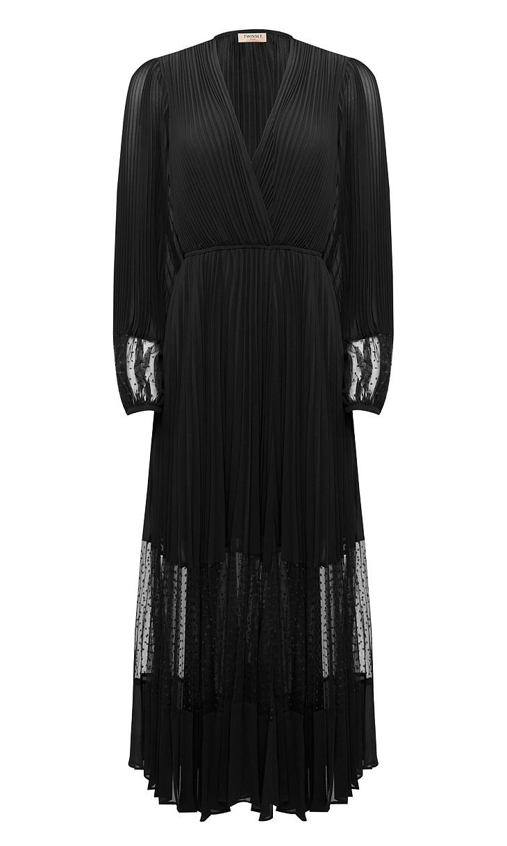 TWINSET: Плиссированное платье