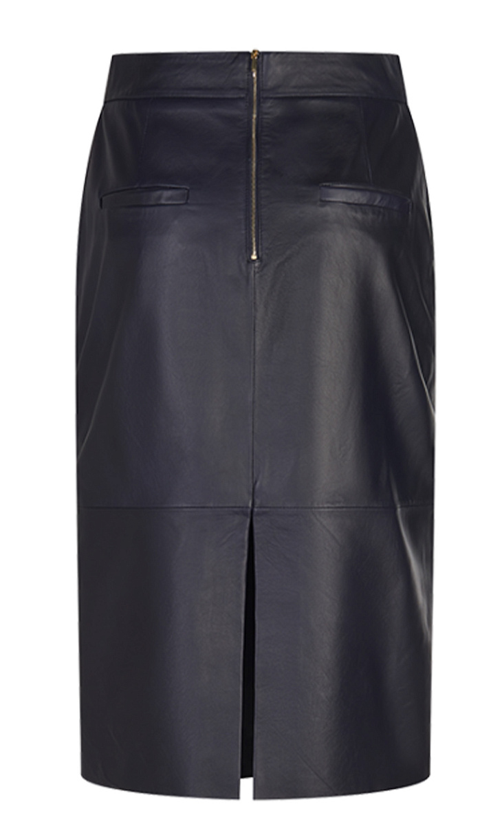 RIANI: Юбка из кожи