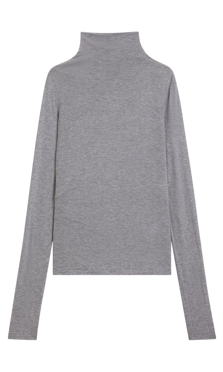 HUGO BOSS: Водолазка из лиоцелла и шерсти