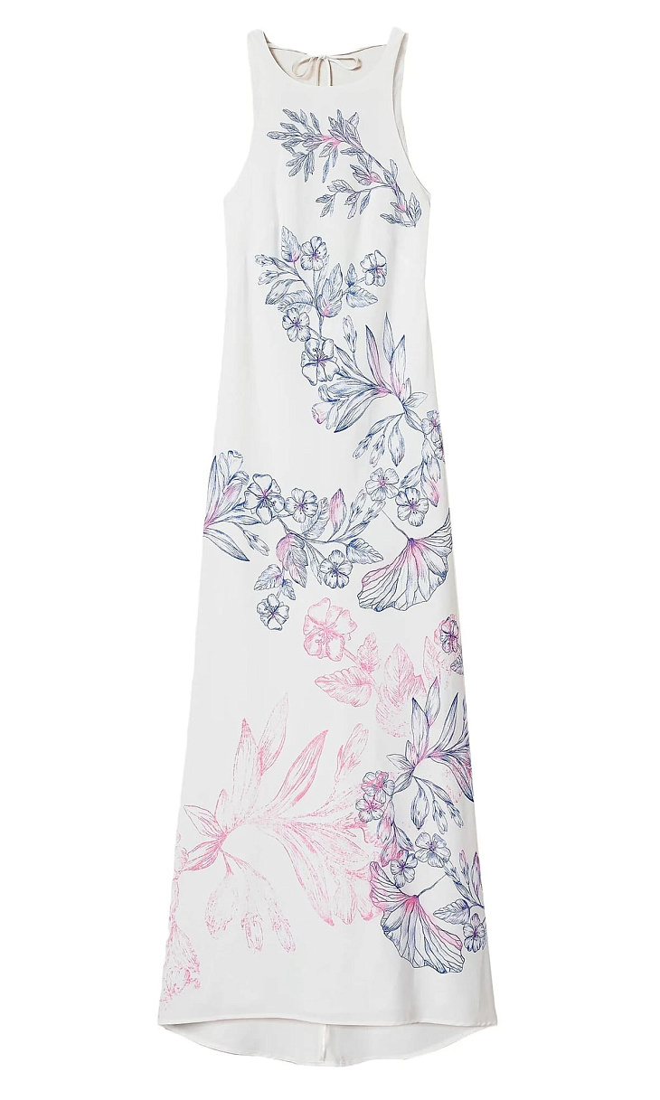 TWINSET: Платье со шлейфом