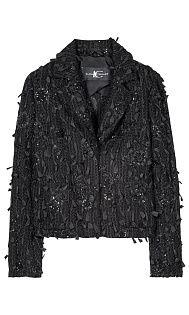 Жакет с бисером и пайетками