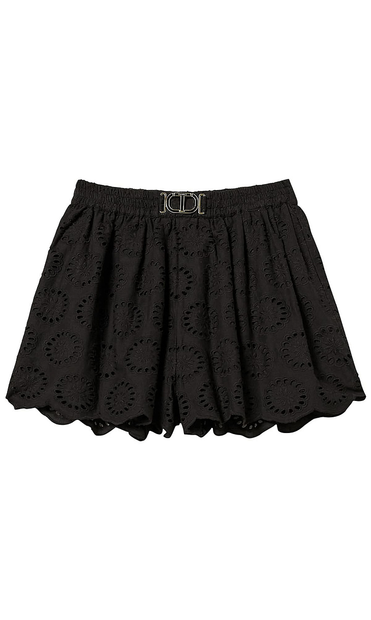 TWINSET: Шорты с английской вышивкой