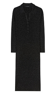 Платье с воротником-поло