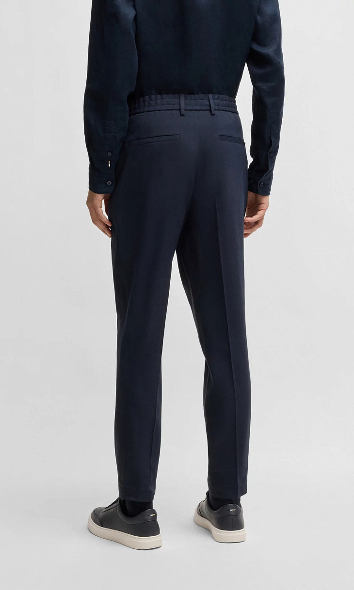 HUGO BOSS: Брюки из льна