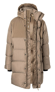 Стеганый пуховик