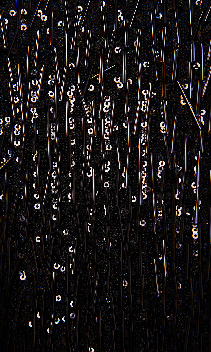 TWINSET: Топ с бисером и пайетками