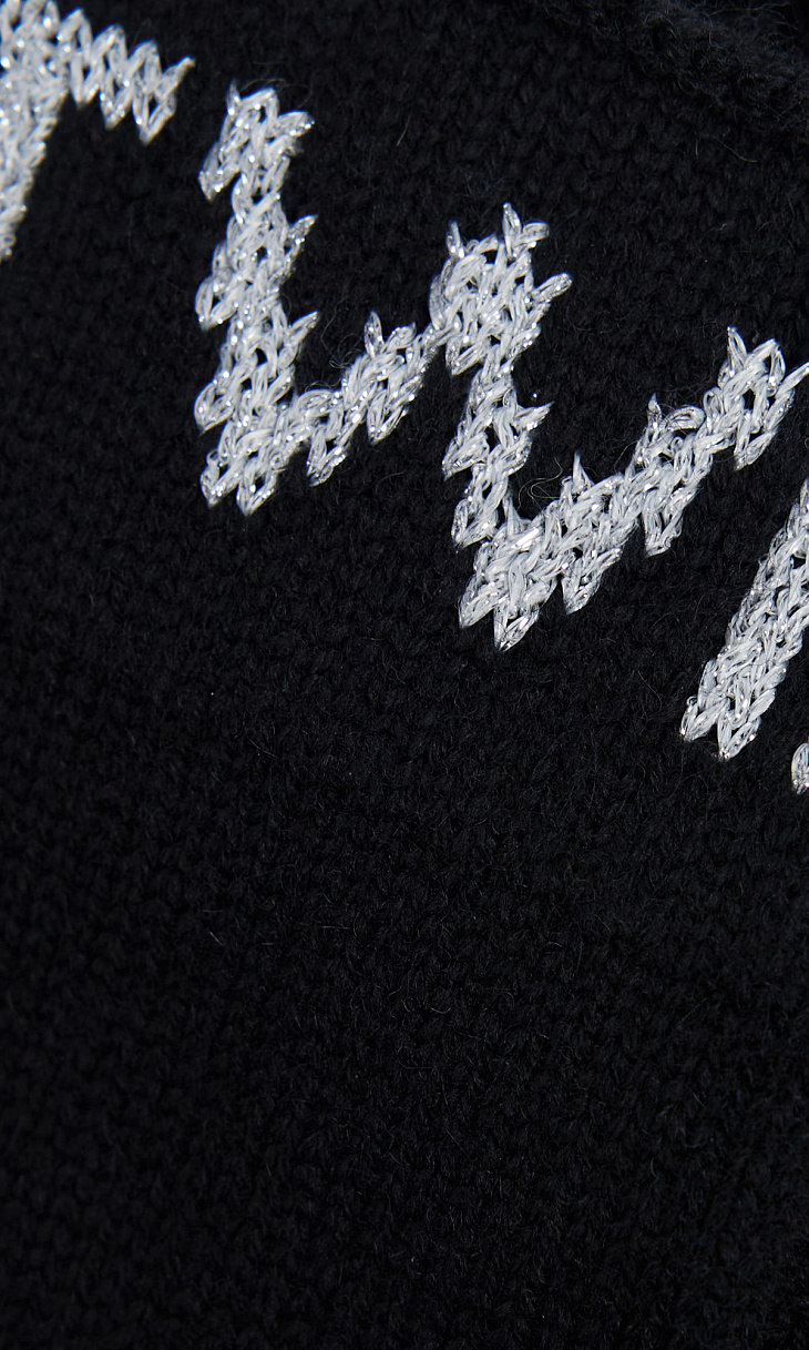 TWINSET: Шерстяные перчатки с люрексом