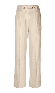 Брюки из вискозы и льна