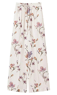 Брюки с цветочным принтом