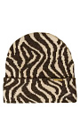 TWINSET: Вязаная шапка с принтом
