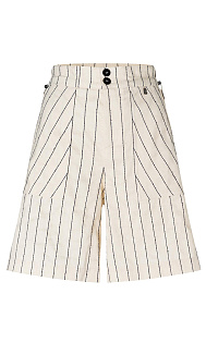 Шорты из хлопка и льна