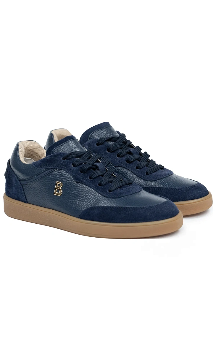 BOGNER: Кроссовки из кожи и замши