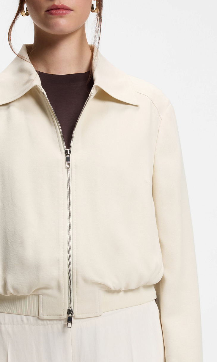 HUGO BOSS: Куртка из крепа