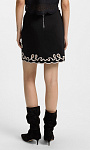 HUGO BOSS: Юбка с вышивкой