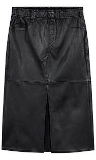 Юбка из кожи