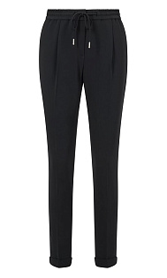 Брюки с поясом на кулиске