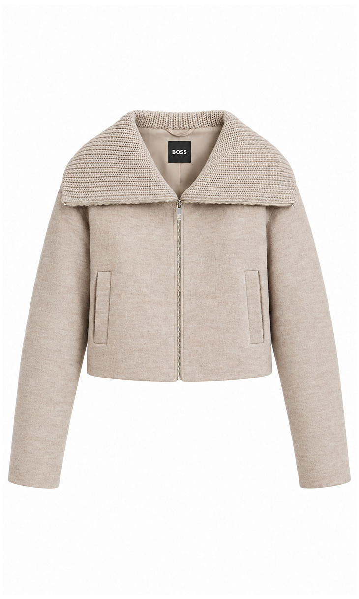 HUGO BOSS: Куртка из шерсти
