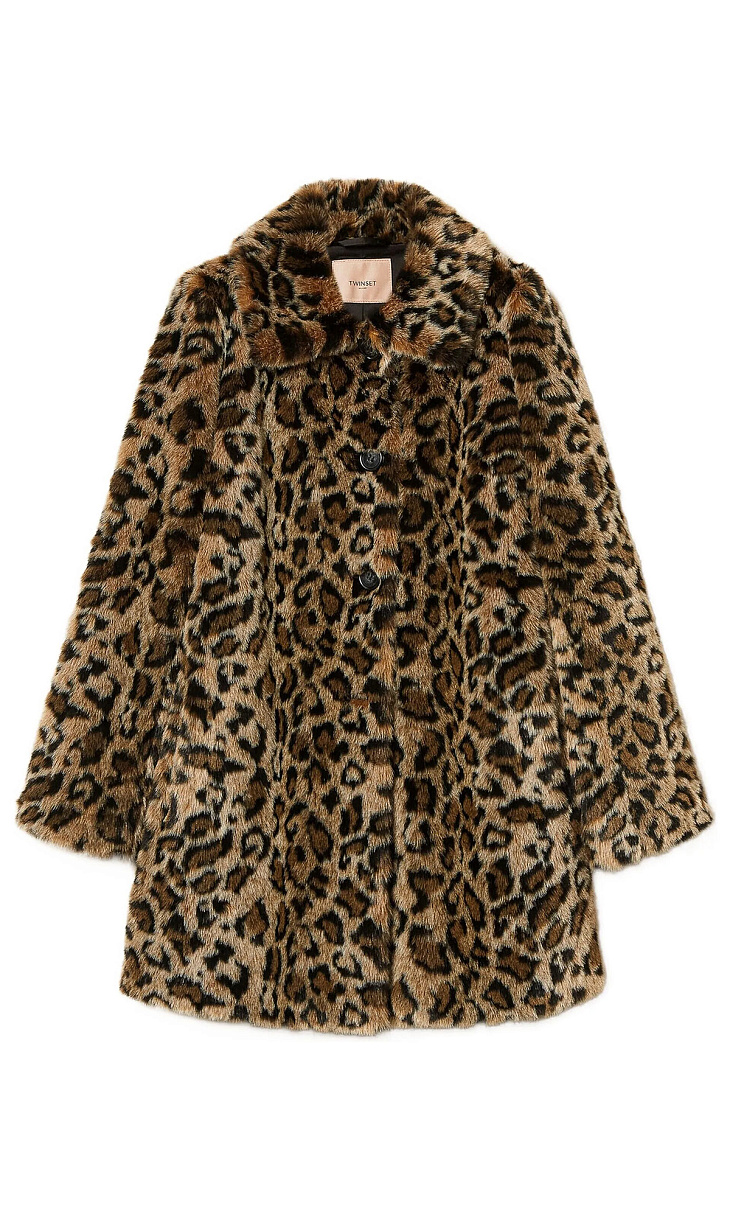 TWINSET: Пальто из искусственного меха
