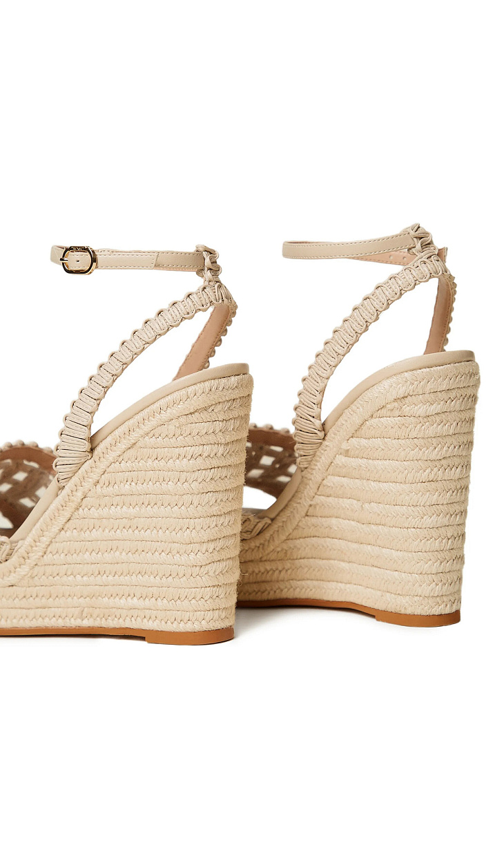 TWINSET: Босоножки на танкетке