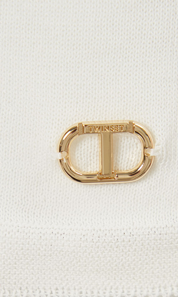 TWINSET: Джемпер с короткими рукавами