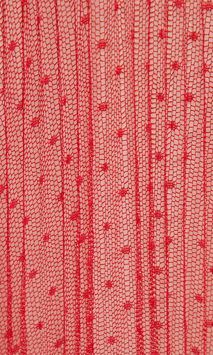 TWINSET: Плиссированная юбка в горошек