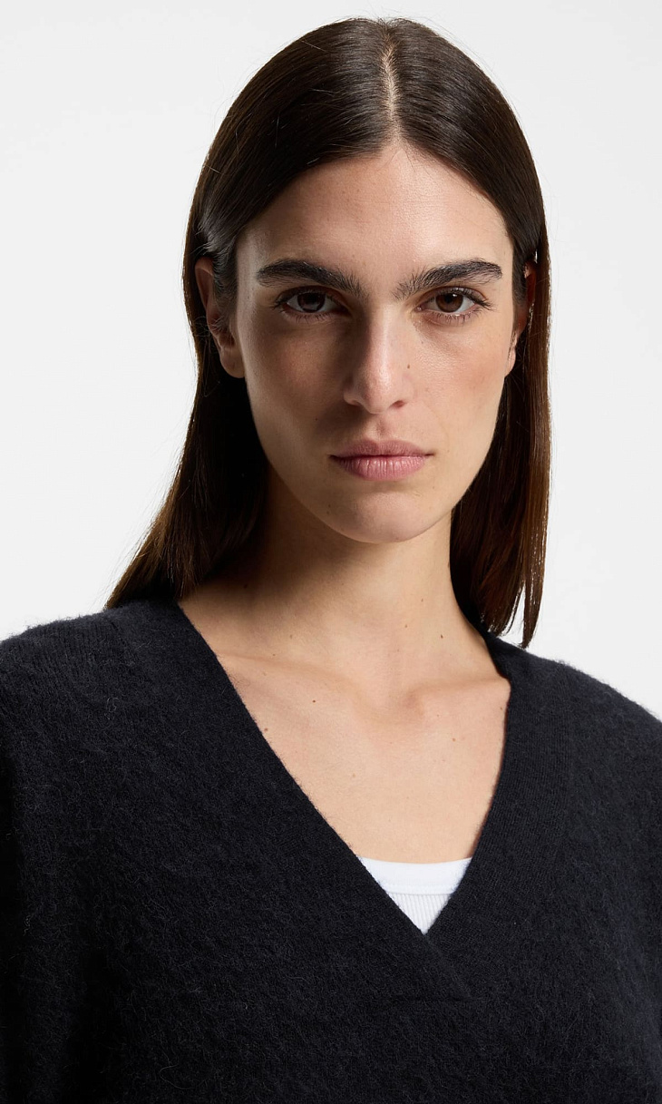 HUGO BOSS: Свитер с шерстью альпака