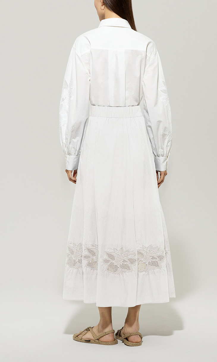 LUISA CERANO: Блуза с вышивкой