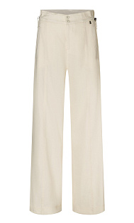 Брюки из льна и вискозы