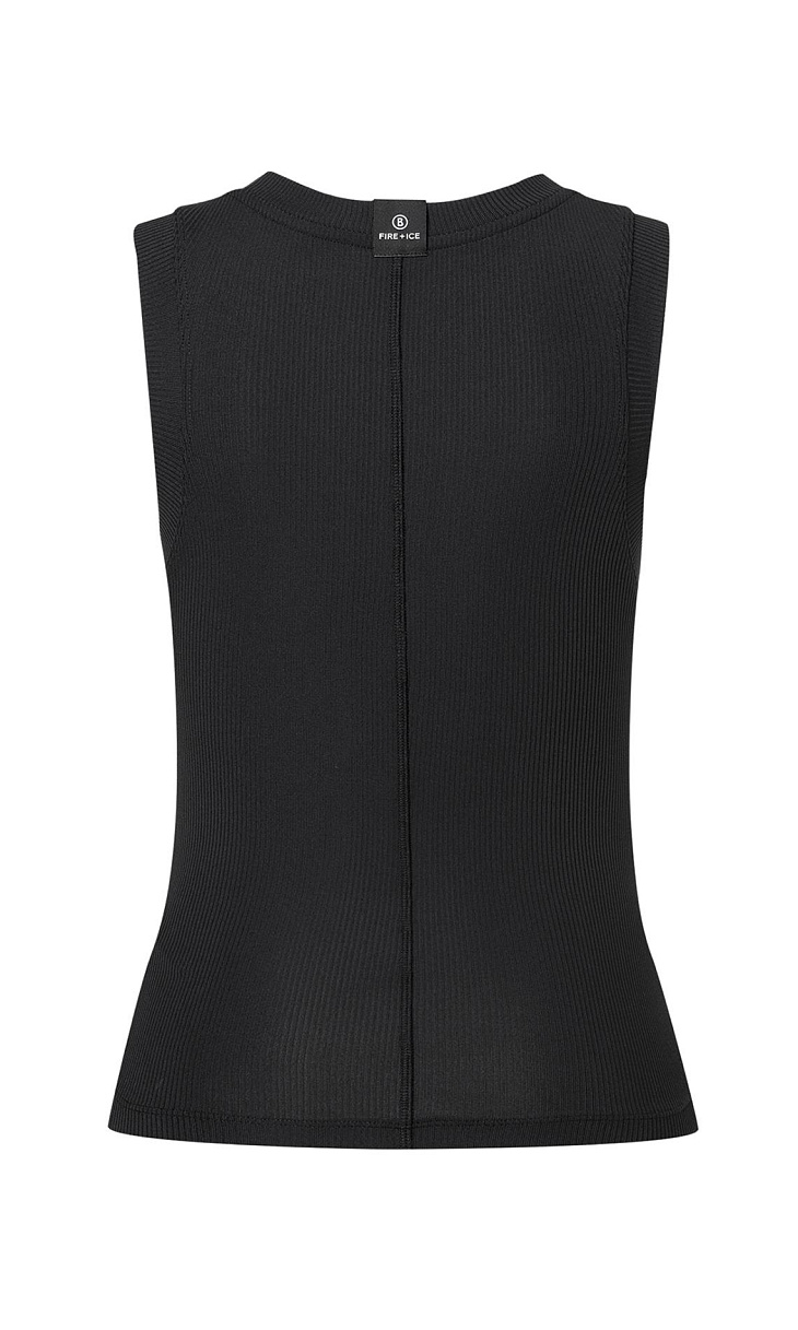 BOGNER: Топ в рубчик с принтом