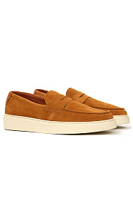 Слипоны из замши