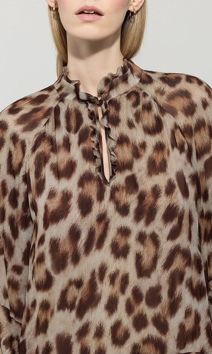 LUISA CERANO: Платье с принтом