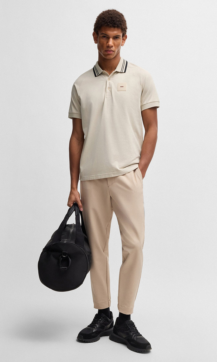 HUGO BOSS: Поло с логотипом